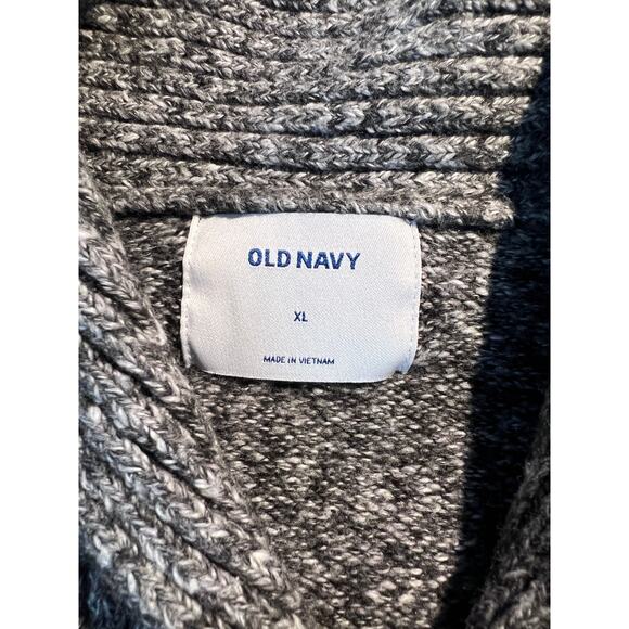 Old Navy Sweater Mens Shawl Collar Pullover Preppy Grandpa Countryside Cozy Warm - Picture 4 of 5